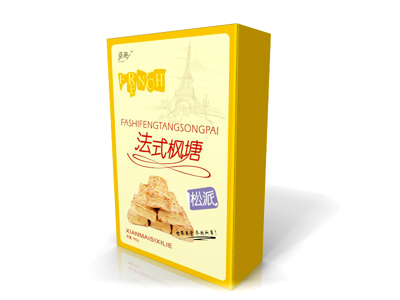 食品包装箱设计 糕点食品包装盒