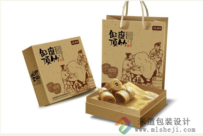 腐竹包装设计王家磨坊