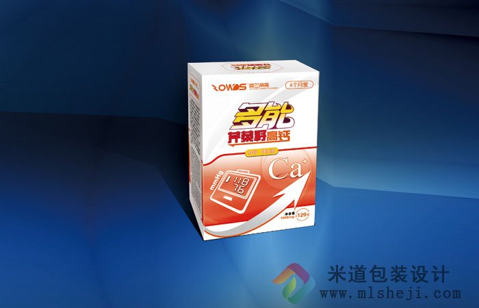 儿童健脑钙片包装设计