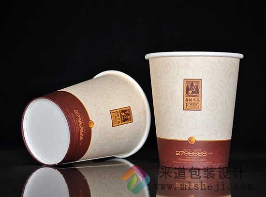 一次性纸杯设计 广告纸杯定做