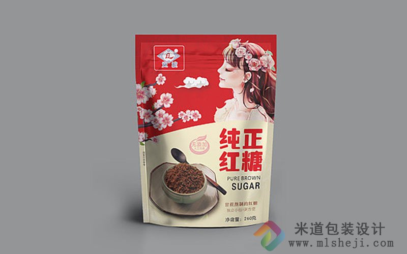纯正红糖包装设计