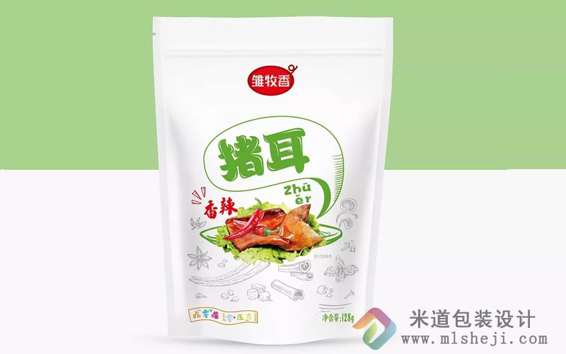猪耳朵包装袋设计